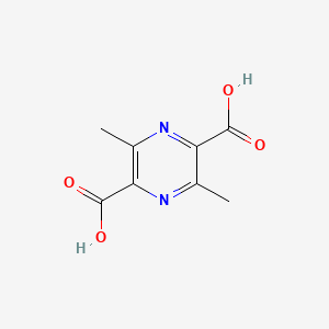molecular formula C8H8N2O4 B3136997 3,6-Dimethylpyrazine-2,5-dicarboxylic acid CAS No. 43015-44-7