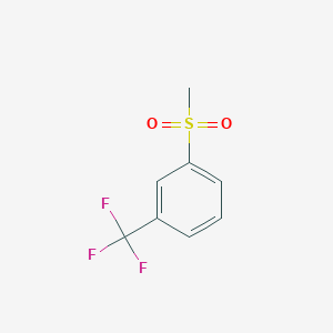 molecular formula C8H7F3O2S B3137004 3-三氟甲基苯甲基砜 CAS No. 43032-69-5