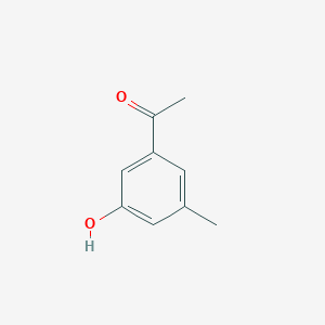 molecular formula C9H10O2 B3137022 1-(3-Hydroxy-5-methylphenyl)ethanone CAS No. 43113-93-5