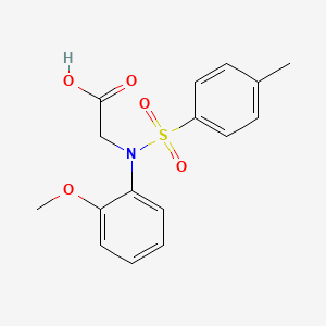 N-(2-methoxyphenyl)-N-[(4-methylphenyl)sulfonyl]glycine