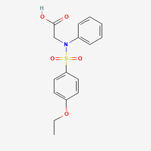 N-[(4-ethoxyphenyl)sulfonyl]-N-phenylglycine