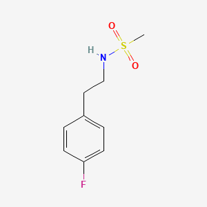 molecular formula C9H12FNO2S B3137090 N-[2-(4-fluorophenyl)ethyl]methanesulfonamide CAS No. 432529-74-3