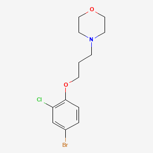 4-(3-(4-Bromo-2-chlorophenoxy)propyl)morpholine
