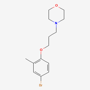 4-[3-(4-Bromo-2-methylphenoxy)propyl]morpholine