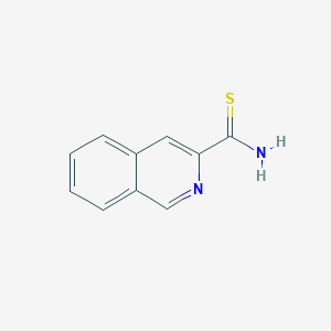 molecular formula C10H8N2S B3137143 Isoquinoline-3-carbothioamide CAS No. 435273-38-4