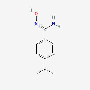 molecular formula C10H14N2O B3137159 N'-Hydroxy-4-isopropylbenzenecarboximidamide CAS No. 435303-30-3