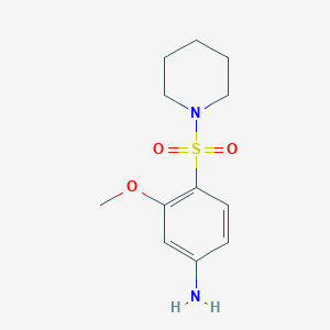 3-Methoxy-4-piperidin-1-ylsulfonylaniline
