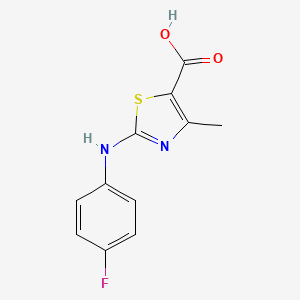 2-[(4-fluorophenyl)amino]-4-methyl-1,3-thiazole-5-carboxylic Acid