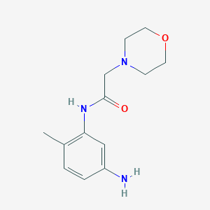 N-(5-amino-2-methylphenyl)-2-morpholin-4-ylacetamide