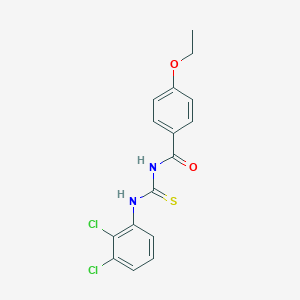 molecular formula C16H14Cl2N2O2S B313729 N-[(2,3-dichlorophenyl)carbamothioyl]-4-ethoxybenzamide 