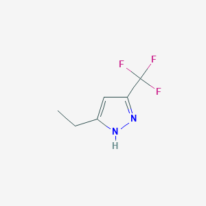 5-ethyl-3-(trifluoromethyl)-1H-pyrazole