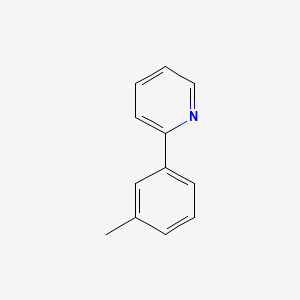 molecular formula C12H11N B3137300 2-(3-甲基苯基)吡啶 CAS No. 4373-61-9