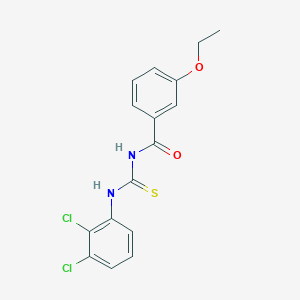 molecular formula C16H14Cl2N2O2S B313731 N-[(2,3-dichlorophenyl)carbamothioyl]-3-ethoxybenzamide 