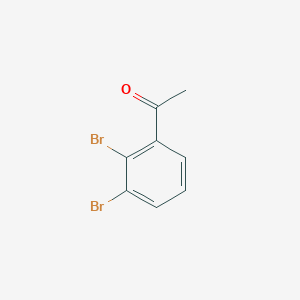 molecular formula C8H6Br2O B3137335 1-(2,3-二溴苯基)乙酮 CAS No. 438535-97-8