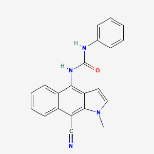 N-(9-cyano-1-methyl-1H-benzo[f]indol-4-yl)-N'-phenylurea