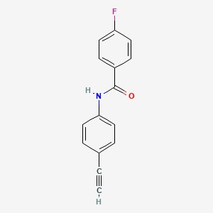 N-(4-ethynylphenyl)-4-fluorobenzamide