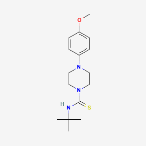 N-tert-butyl-4-(4-methoxyphenyl)piperazine-1-carbothioamide