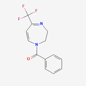 phenyl[5-(trifluoromethyl)-2,3-dihydro-1H-1,4-diazepin-1-yl]methanone