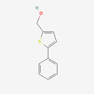 molecular formula C11H10OS B3137581 (5-Phenylthiophen-2-yl)methanol CAS No. 439108-60-8