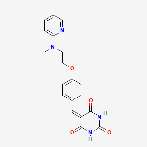 5-[(4-{2-[methyl(2-pyridinyl)amino]ethoxy}phenyl)methylene]-2,4,6(1H,3H,5H)-pyrimidinetrione