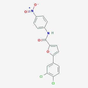 molecular formula C17H10Cl2N2O4 B313763 5-(3,4-dichlorophenyl)-N-(4-nitrophenyl)furan-2-carboxamide 
