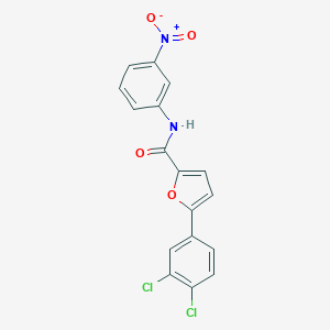 molecular formula C17H10Cl2N2O4 B313764 5-(3,4-dichlorophenyl)-N-(3-nitrophenyl)furan-2-carboxamide 