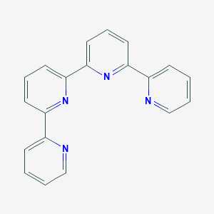 molecular formula C20H14N4 B3137729 2,2':6',2'':6'',2'''-Quaterpyridine CAS No. 4392-83-0