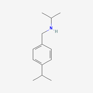 (Propan-2-yl)({[4-(propan-2-yl)phenyl]methyl})amine