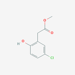 molecular formula C9H9ClO3 B3137792 Methyl 2-(5-chloro-2-hydroxyphenyl)acetate CAS No. 441356-47-4