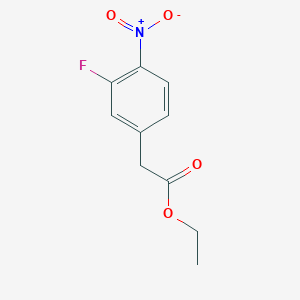 molecular formula C10H10FNO4 B3137806 2-(3-氟-4-硝基苯基)乙酸乙酯 CAS No. 441713-85-5