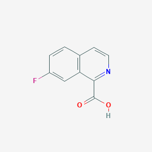 molecular formula C10H6FNO2 B3137809 7-Fluoroisoquinoline-1-carboxylic acid CAS No. 441717-84-6