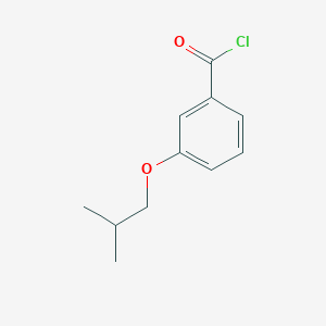 molecular formula C11H13ClO2 B3137862 3-Isobutoxybenzoyl chloride CAS No. 443290-10-6