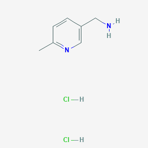 molecular formula C7H12Cl2N2 B3137869 (6-Methylpyridin-3-yl)methanamine dihydrochloride CAS No. 443344-75-0