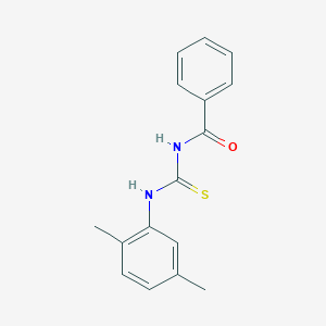 molecular formula C16H16N2OS B313787 N-[(2,5-dimethylphenyl)carbamothioyl]benzamide 