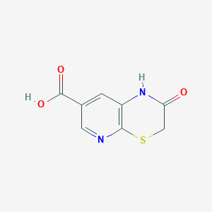 molecular formula C8H6N2O3S B3137892 2-氧代-2,3-二氢-1H-吡啶并[2,3-b][1,4]噻嗪-7-羧酸 CAS No. 443955-72-4