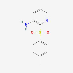 molecular formula C12H12N2O2S B3137911 2-[(4-甲基苯基)磺酰基]-3-吡啶胺 CAS No. 444087-52-9