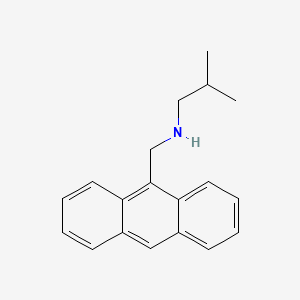 molecular formula C19H21N B3137948 N-(9-蒽甲基)-N-异丁胺 CAS No. 444577-36-0