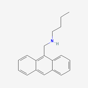 molecular formula C19H21N B3137953 N-Butylanthracene-9-methaneamine CAS No. 444577-38-2