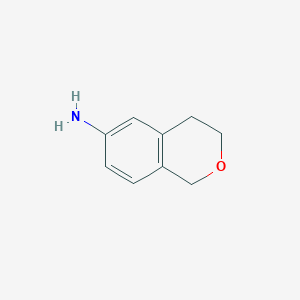 molecular formula C9H11NO B3137960 Isochroman-6-amine CAS No. 444588-39-0