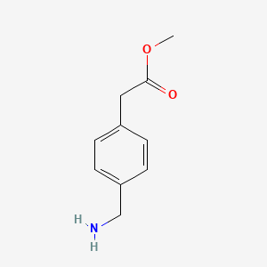 molecular formula C10H13NO2 B3137975 Methyl 4-aminomethylphenylacetate CAS No. 444807-46-9