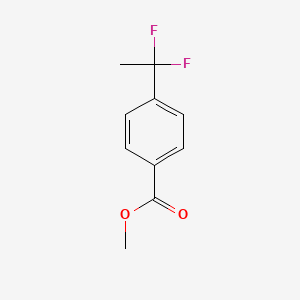molecular formula C10H10F2O2 B3137984 Methyl 4-(1,1-difluoroethyl)benzoate CAS No. 444915-84-8