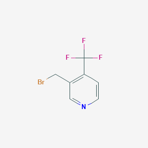 molecular formula C7H5BrF3N B3138157 3-(Bromomethyl)-4-(trifluoromethyl)pyridine CAS No. 447402-01-9