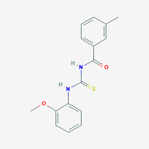 N-[(2-methoxyphenyl)carbamothioyl]-3-methylbenzamide