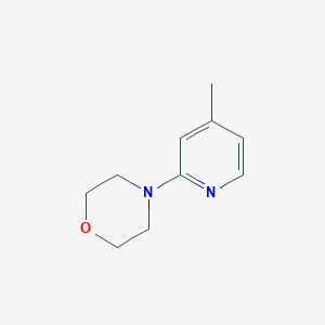 molecular formula C10H14N2O B3138199 4-(4-Methylpyridin-2-yl)morpholine CAS No. 449180-76-1