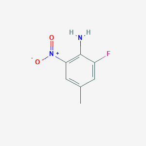 molecular formula C7H7FN2O2 B3138232 2-Fluoro-4-methyl-6-nitroaniline CAS No. 449774-77-0
