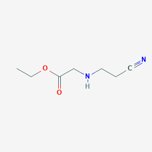 molecular formula C7H12N2O2 B3138251 2-(2-氰乙氨基)乙酸乙酯 CAS No. 44981-94-4