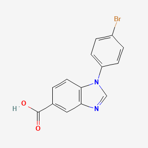 1-(4-bromophenyl)-1H-benzimidazole-5-carboxylic acid
