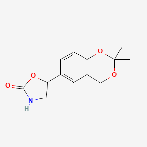5-(2,2-Dimethyl-4H-benzo[d][1,3]dioxin-6-yl)oxazolidin-2-one