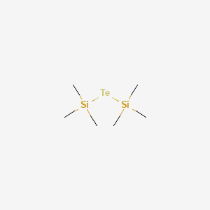 molecular formula C6H18Si2Te B3138437 Disilatellurane, hexamethyl- CAS No. 4551-16-0
