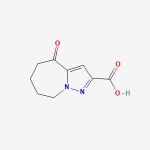 4-Oxo-5,6,7,8-tetrahydro-4h-pyrazolo[1,5-a]azepine-2-carboxylic acid